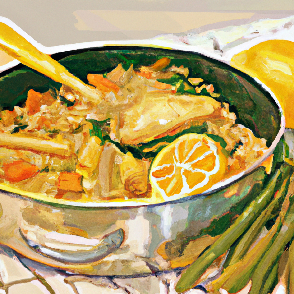 Chicken and Barley Stew with Dill and Lemon