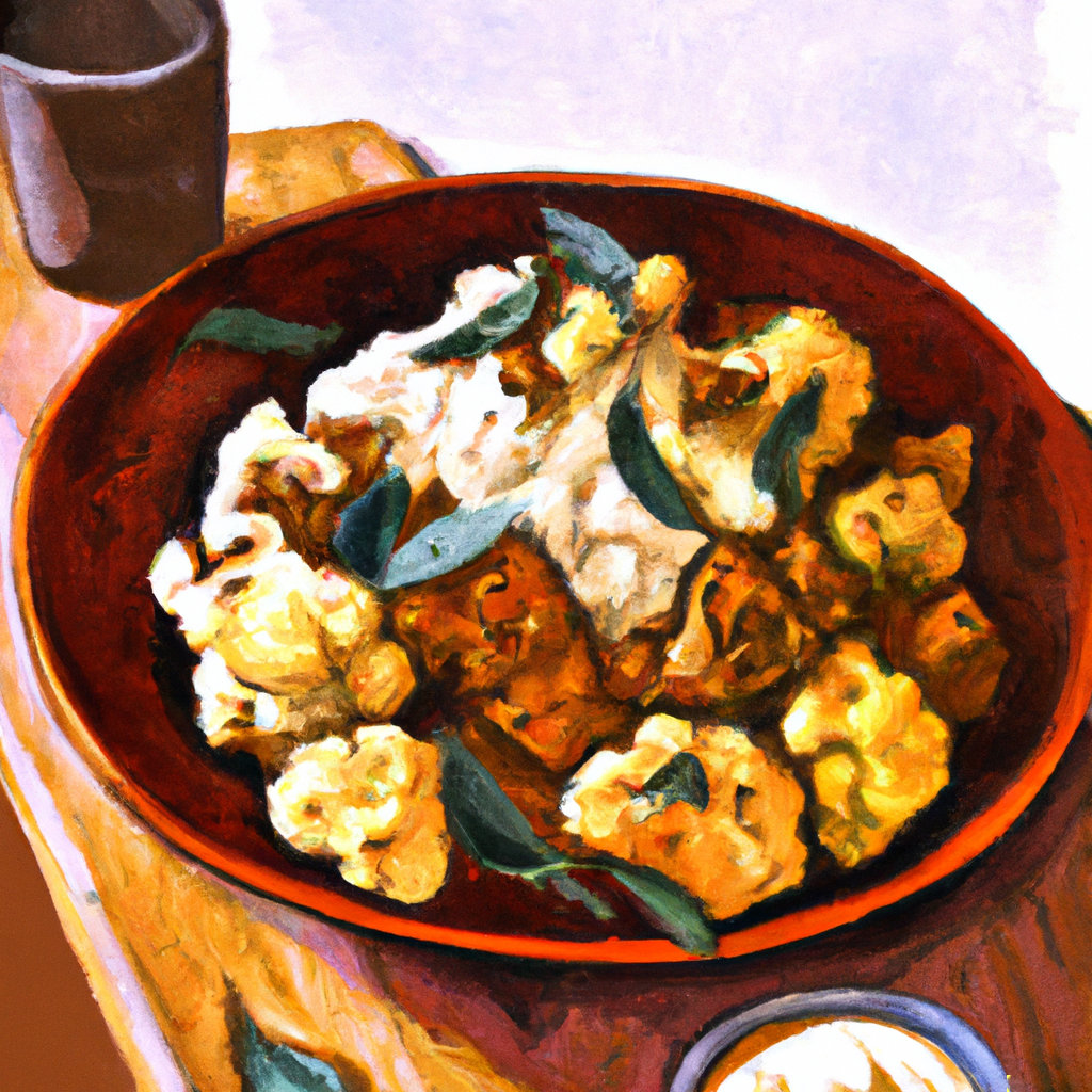Curried Cauliflower and Tempeh Bowl