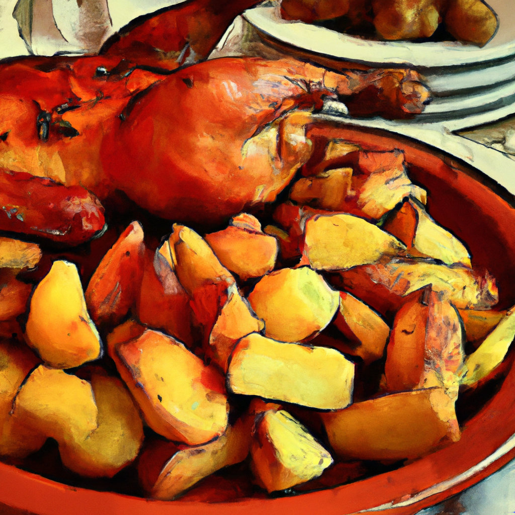 Roast Chicken and Greek-Style Potatoes