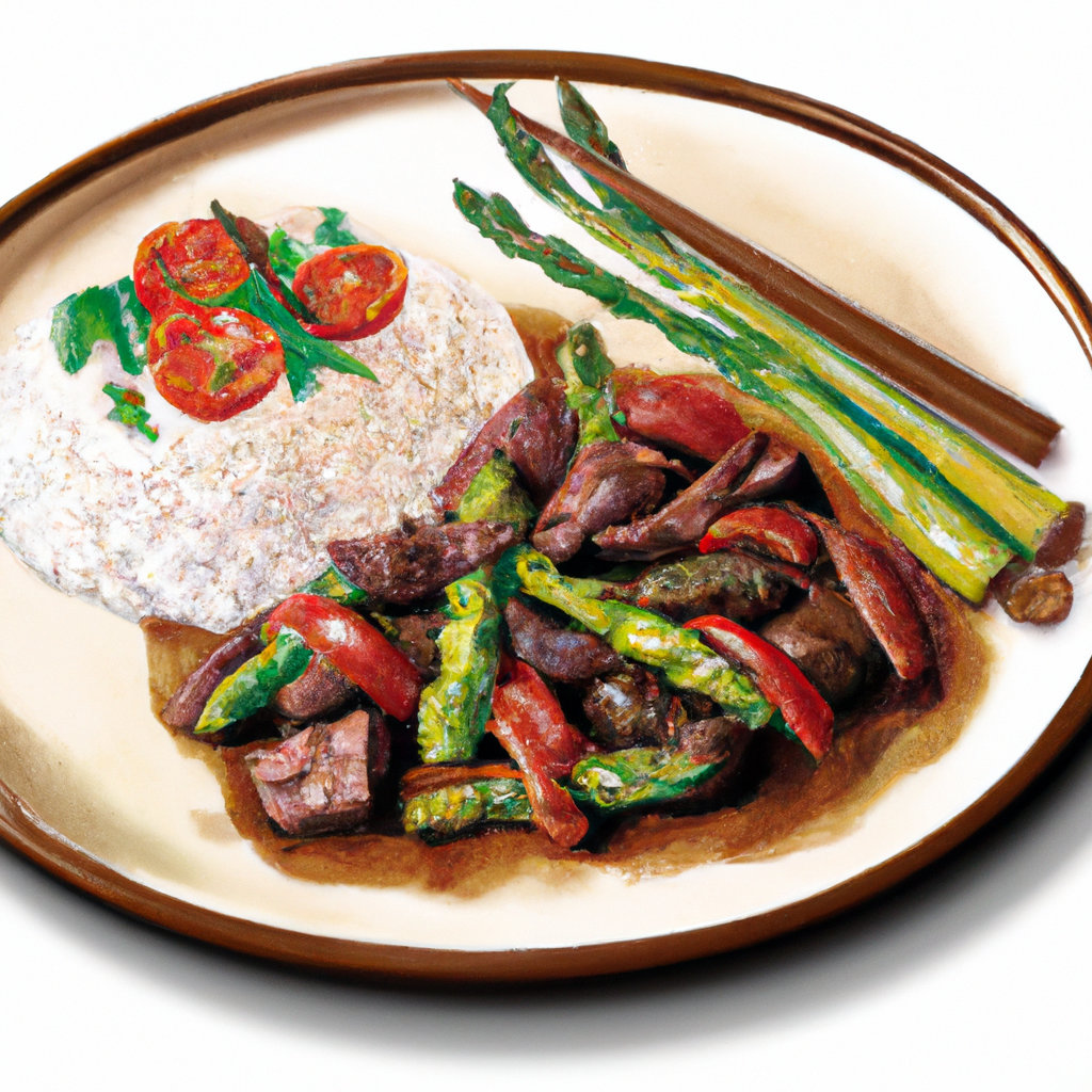 Stir-Fried Beef and Asparagus