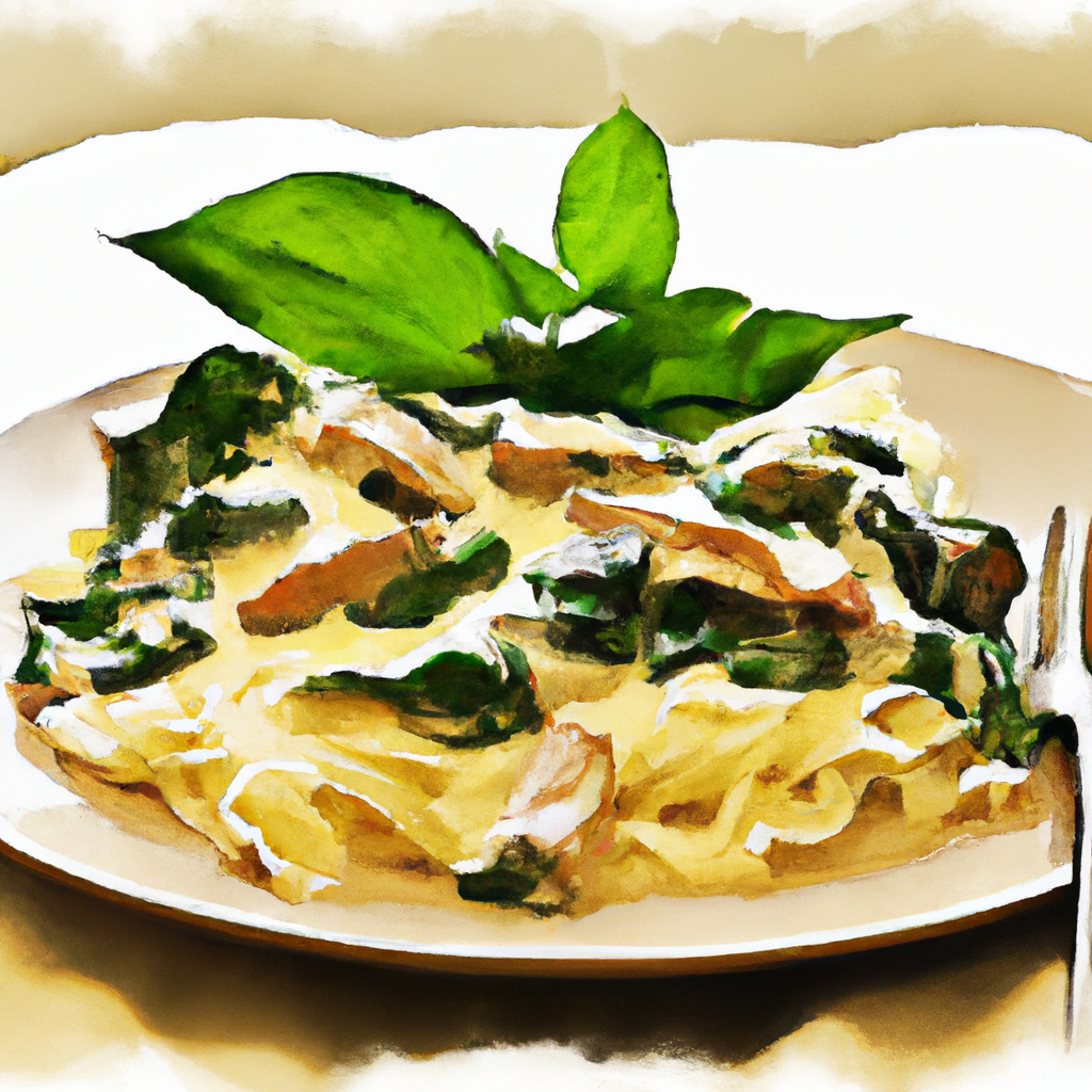 Chicken and Spinach Pasta