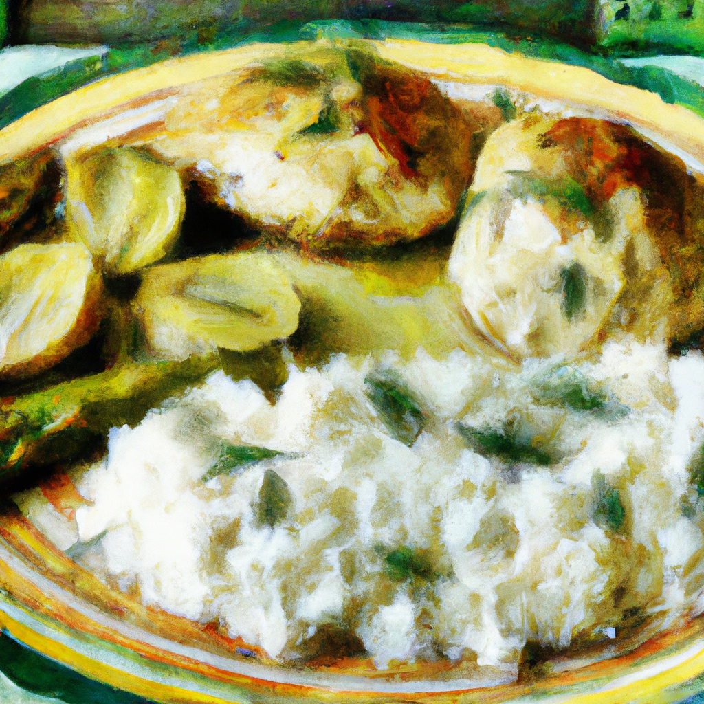 Chicken Cutlets with Artichokes and Lemon-Dill Sauce