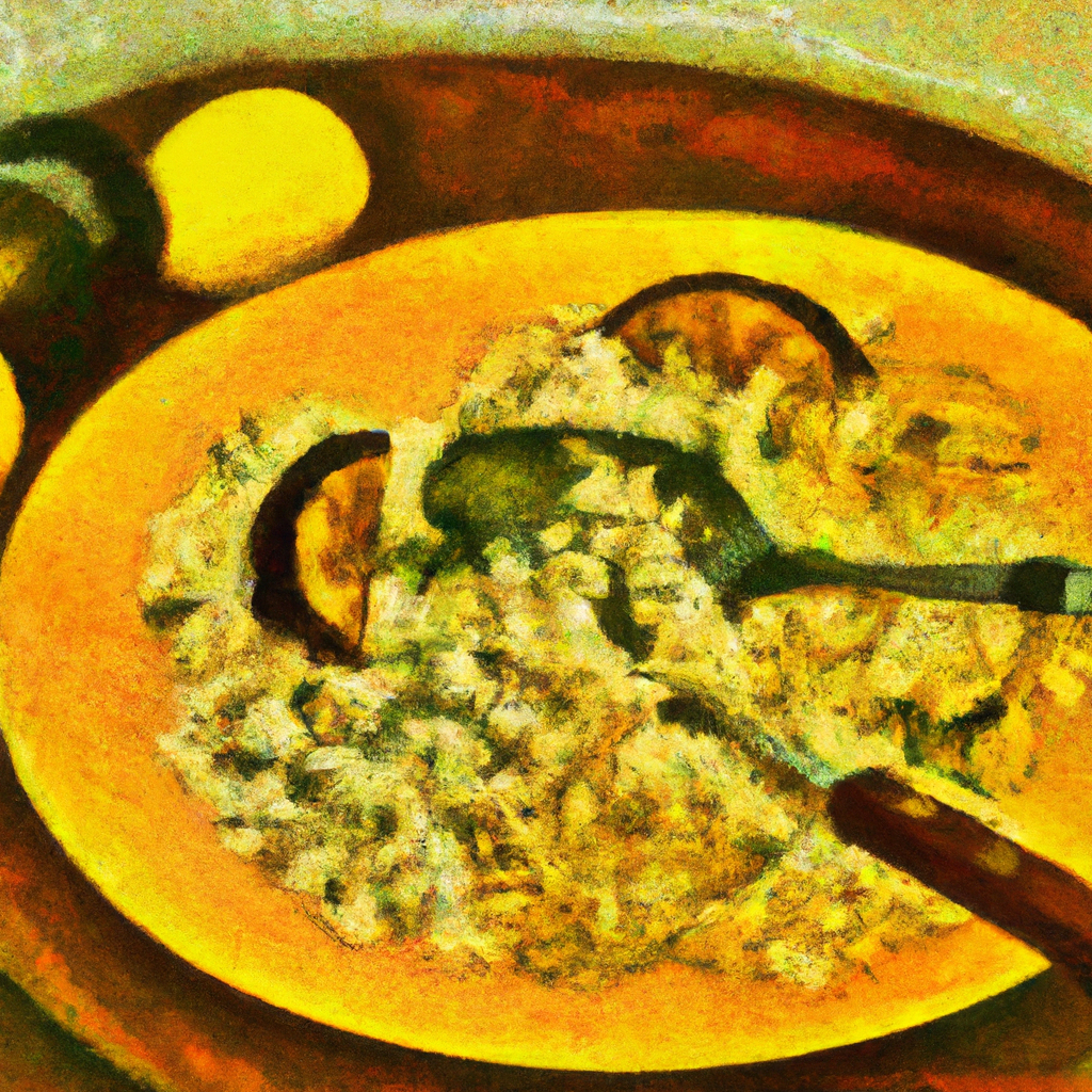 Lemon and Eggplant Risotto