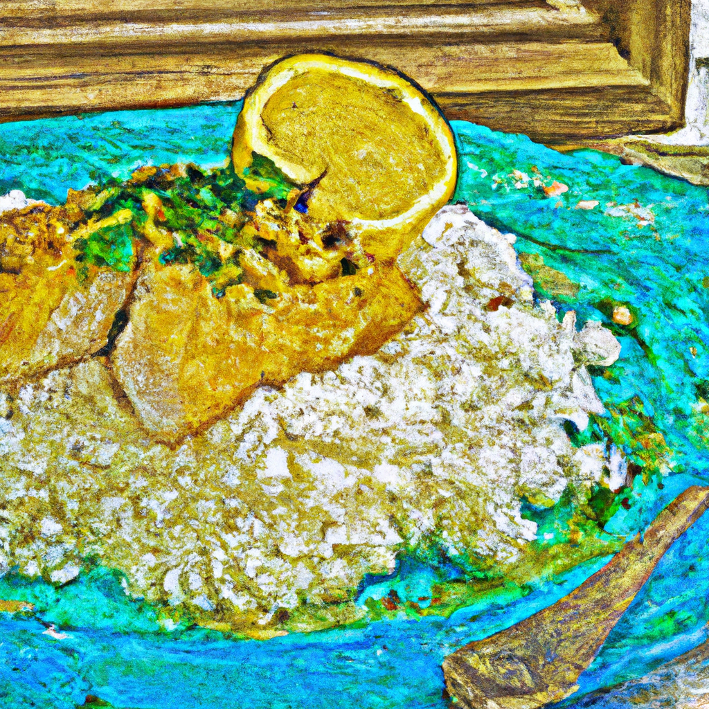 Lemon-Butter Fish with Spinach and Mushroom Rice