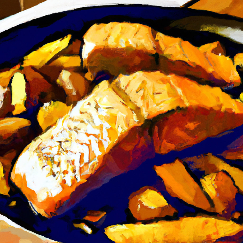 Roasted Salmon with Parsnips and Ginger