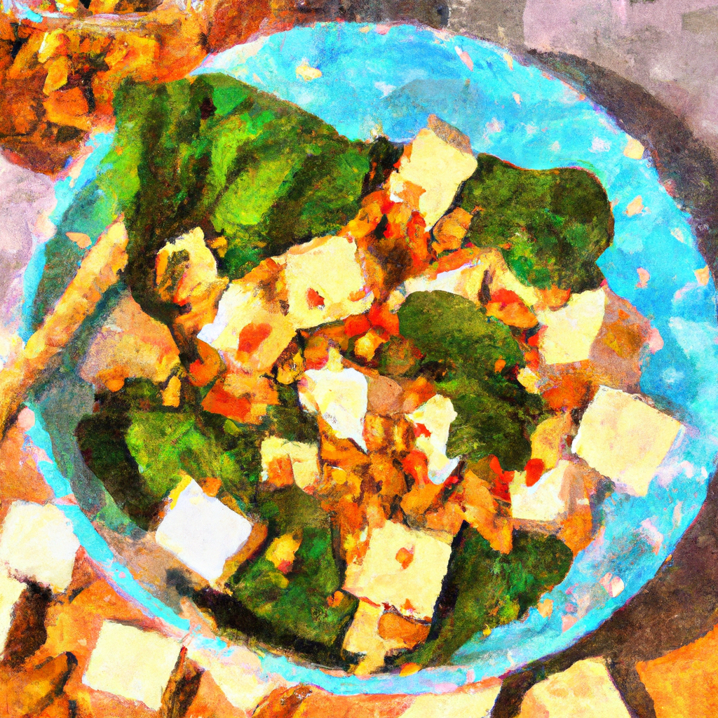 Spicy Thai Tofu With Spinach, Basil, and Peanuts