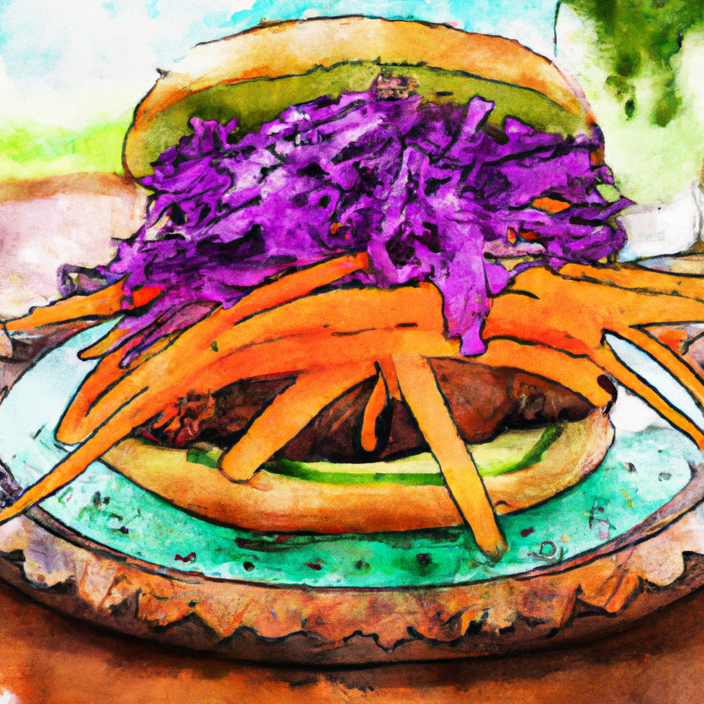 Thai Turkey Burger with Asian Slaw