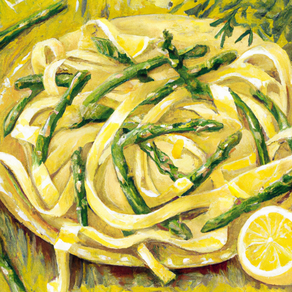 Vegan Lemon Asparagus Pasta